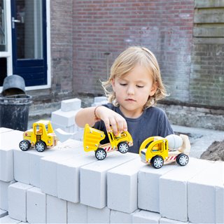 Construction vehicles set - 3 pieces